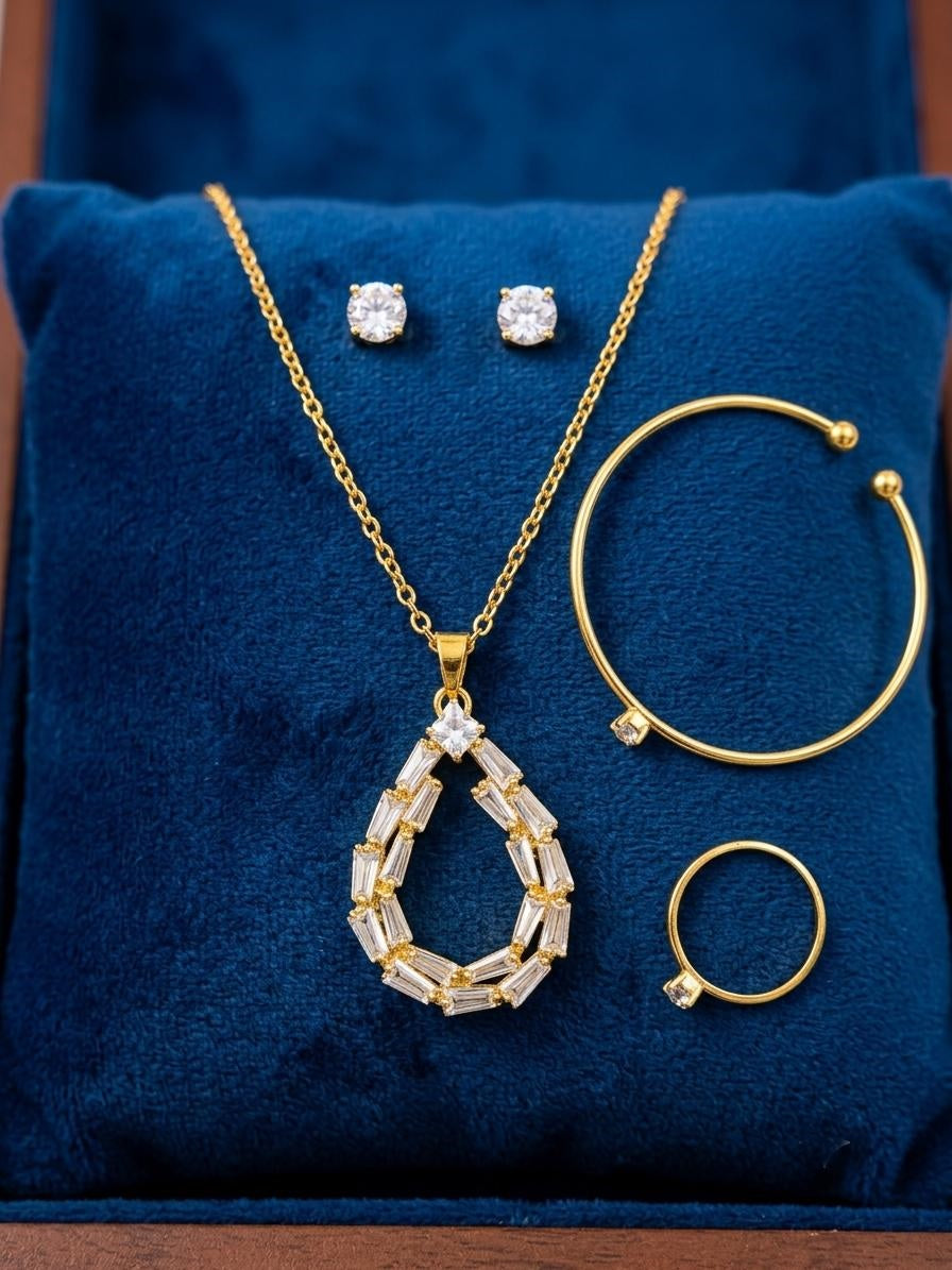 Pack of 3 Sets Bundle Gold Coated 21k
