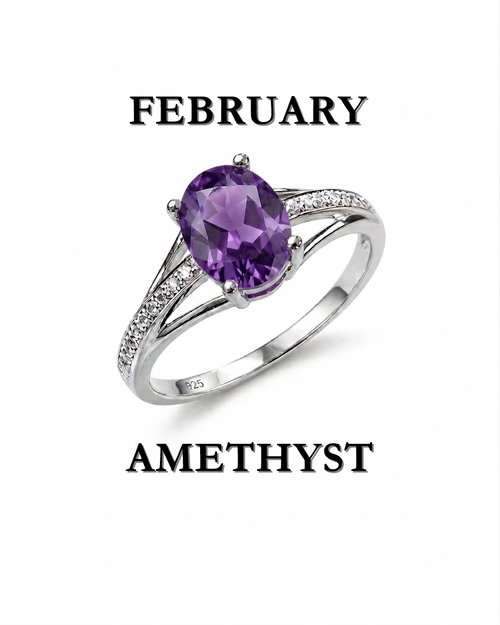 Birthstone Rings Silver 925