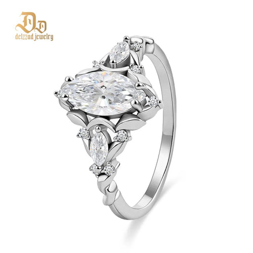 Marquise Moissanite 925 Ring      ( Buy 1 Get 1 Free )